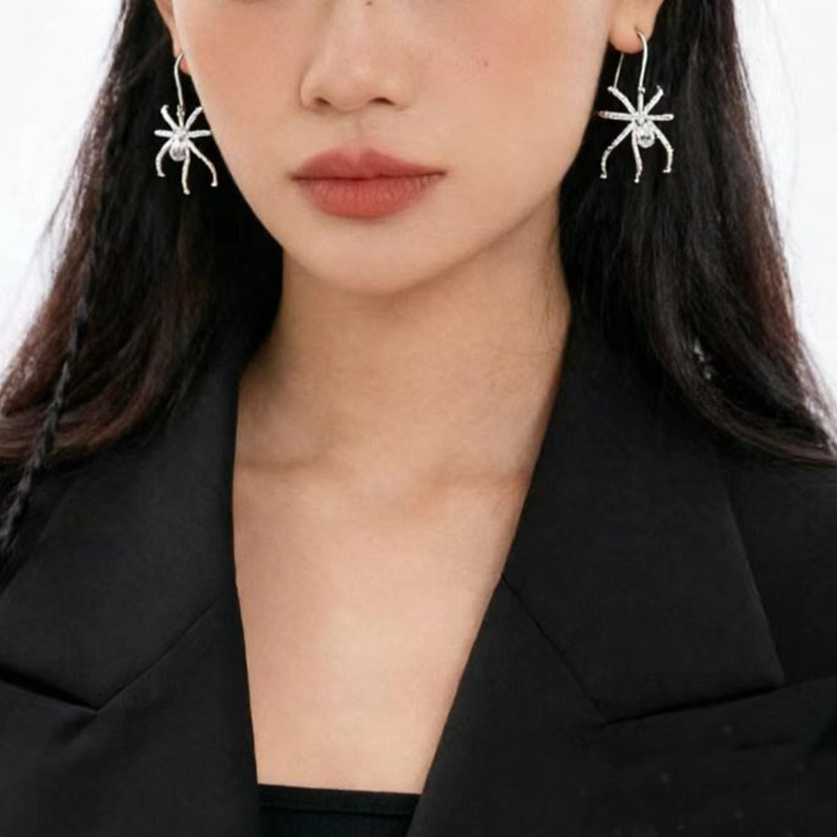 Spider Dangle Earrings for Women Halloween Party Costume Accessories Jewelry