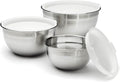 Cuisinart Mixing Bowl Set, Nesting Bowls, Stainless Steel, 3-Piece
