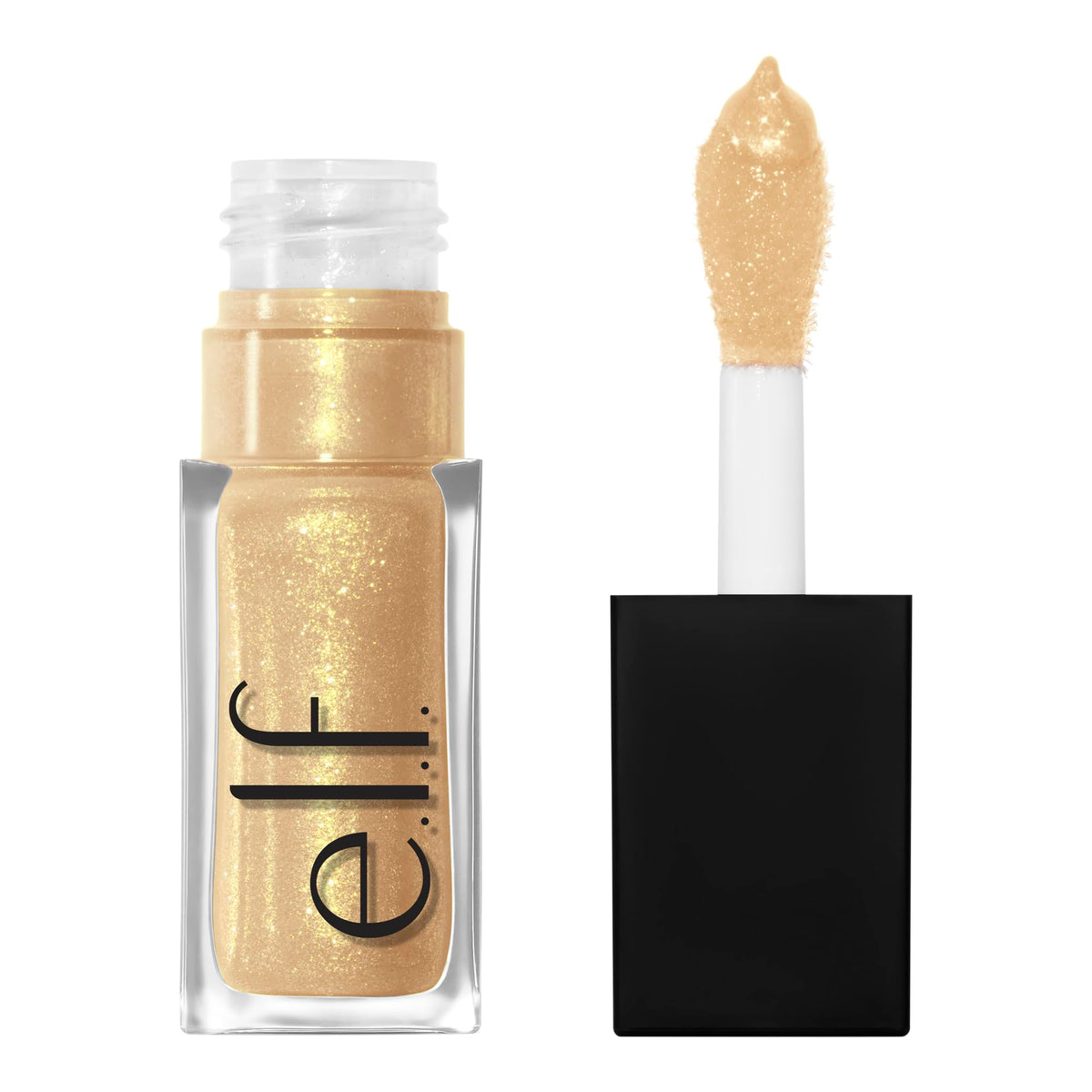 e.l.f. Glow Reviver Lip Oil, Tinted, Hydrating & Non-Sticky, Hot as Fudge
