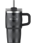 STANLEY Quencher H2.0 Tumbler with Handle and Straw 40 oz Flowstate 3-Position Lid Cup Holder Compatible for Travel Insulated Stainless Steel Cup BPA-Free Rose Quartz 2.0