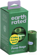 Earth Rated Poop Bags for Dogs, Guaranteed Leak Proof and Extra Thick Waste Bag Refill Rolls, Unscented, 270 Bags