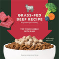 Instinct RawBoost Mixers, Freeze Dried Dog Food Topper, Grain-Free Recipe - All Natural Beef, 14 oz. Bag