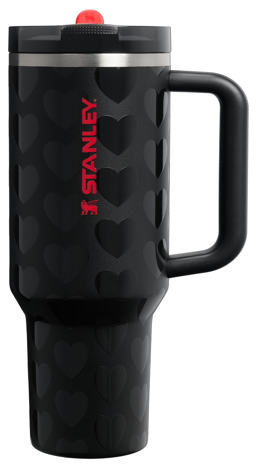 STANLEY Quencher ProTour Flip Straw Tumbler with Leakproof Lid 40 oz | Built-In Straw and Handle | Cup Holder Compatible for Travel | Insulated Stainless Steel Cup | BPA-Free | Black