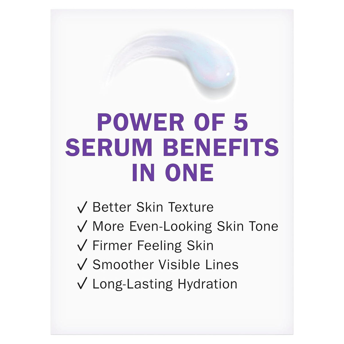 Olay Super Serum - Glow Serum for Face - Activated Niacinamide, Vitamin C & E, Collagen Peptide, AHA - 5-in-1 Benefits - Brightens, Hydrates, Smooths, Firms, Evens Tone, Proactive Anti-Aging, 1.0 Oz