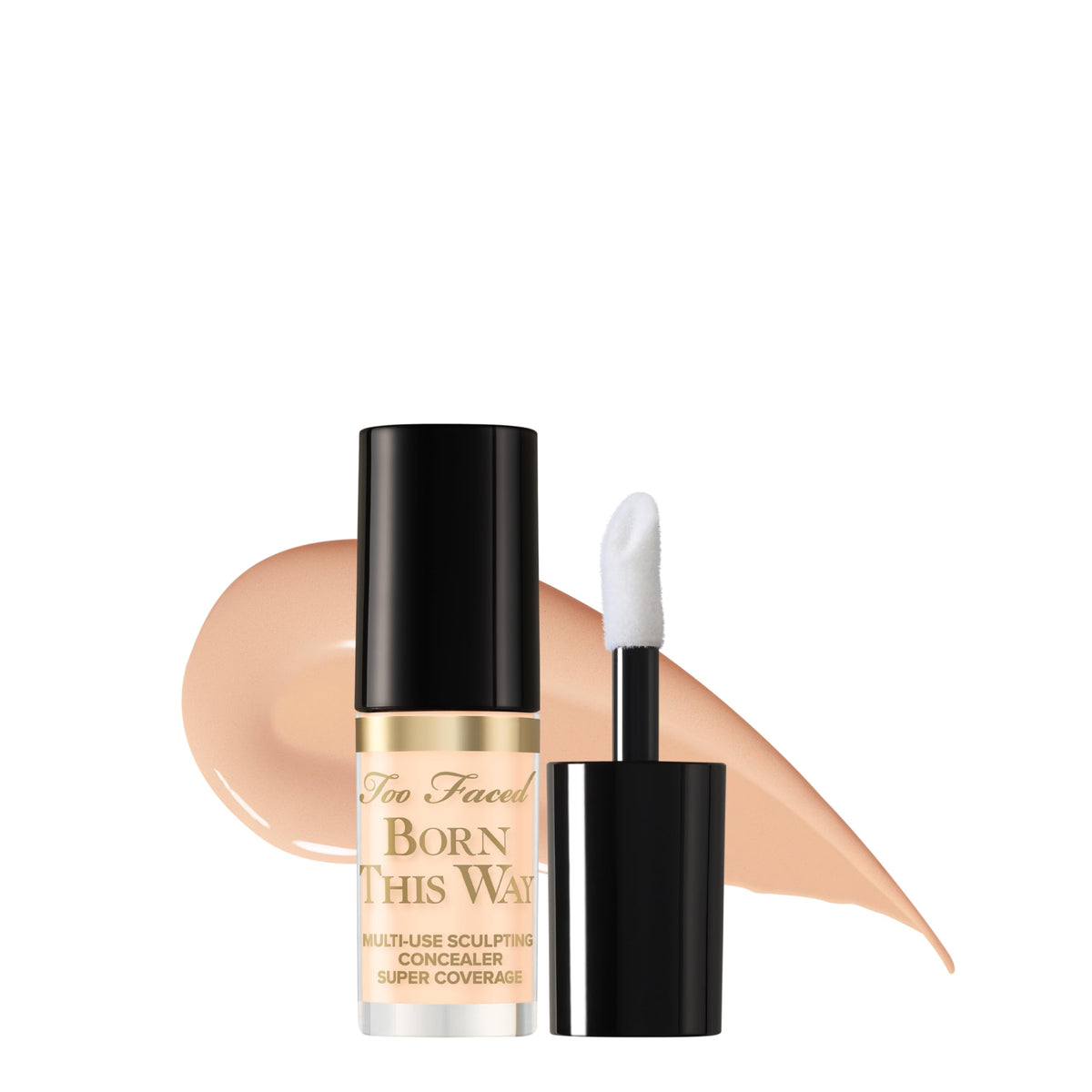 Too Faced Born This Way Super Coverage Multi-Use Concealer | Full-Coverage Hydrating Concealer for Dark Circles & Blemishes with Natural Finish | Hyaluronic Acid & Coconut Water