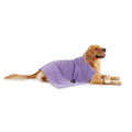 Bone Dry Pet Grooming Towel Collection Absorbent Microfiber X-Large, 41x23.5", Embroidered Gray