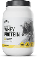 Levels Whey Protein Powder, No Artificial Ingredients, Vanilla Bean, 2LB | 24G of protein and 5.4G BCAAs per scoop, made with hormone-free dairy, zero junk, no fillers, no added sugar, certified clean