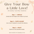 Fall Decor - Large Autumn Harvest Wreath Bow for Front Door 27x13 Inch