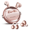 PAXA 3 in 1 Ctbuds Stylish Jewelry-Style Clip on Open Ear Headphones Wireless Earbuds, Instant Earring Mode, Ultra-Long 140H Play, Bluetooth 6.0, All-Day Wear for Work Fitness Daily Use, Rose Gold