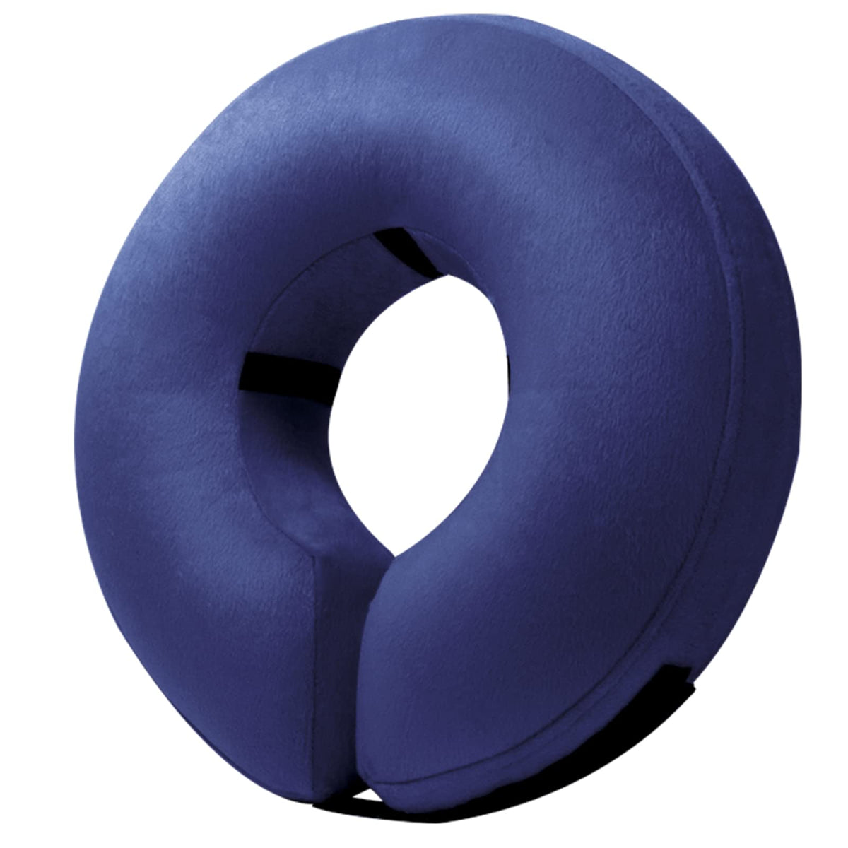 BENCMATE Inflatable Dog Cone Collar Alternative, Soft Dog Cone for Small Medium Large Dogs and Cats, Neck Recovery ECollar Donut Collar After Surgery (Large, Blue)