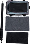 Vceoa 17.5x11x11 Inches Cat, Dog Carrier for Pets Up to 16 Lbs, Soft-Sided Cat Bag Animal Carriers Travel Puppy Carry As a Toy of Fabric Pet Home
