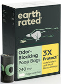 Earth Rated Dog Poop Bags Value Pack, Leak-Proof and Extra-Thick Pet Waste Bag for Big and Small Dogs, Refill Rolls, Unscented, 600 Count