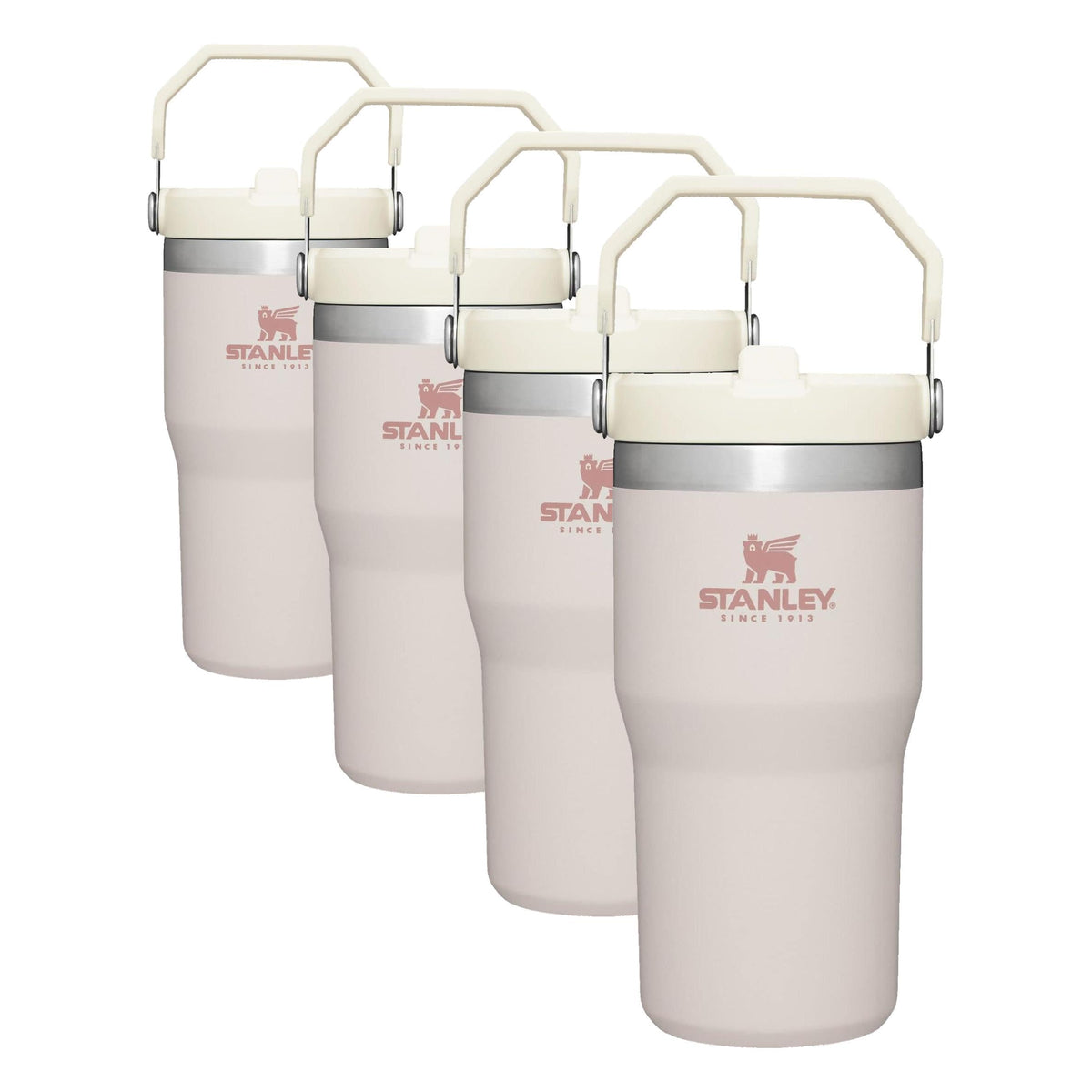 Stanley IceFlow 2.0 Flip Straw Tumbler with Handle 30 oz | Twist On Lid and Flip Up Straw | Leak Resistant Water Bottle | Insulated Stainless Steel | BPA-Free | Dried Pine
