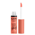NYX PROFESSIONAL MAKEUP Butter Gloss, Non-Sticky Lip Gloss - Sugar Glass (Clear), Pack Of 3