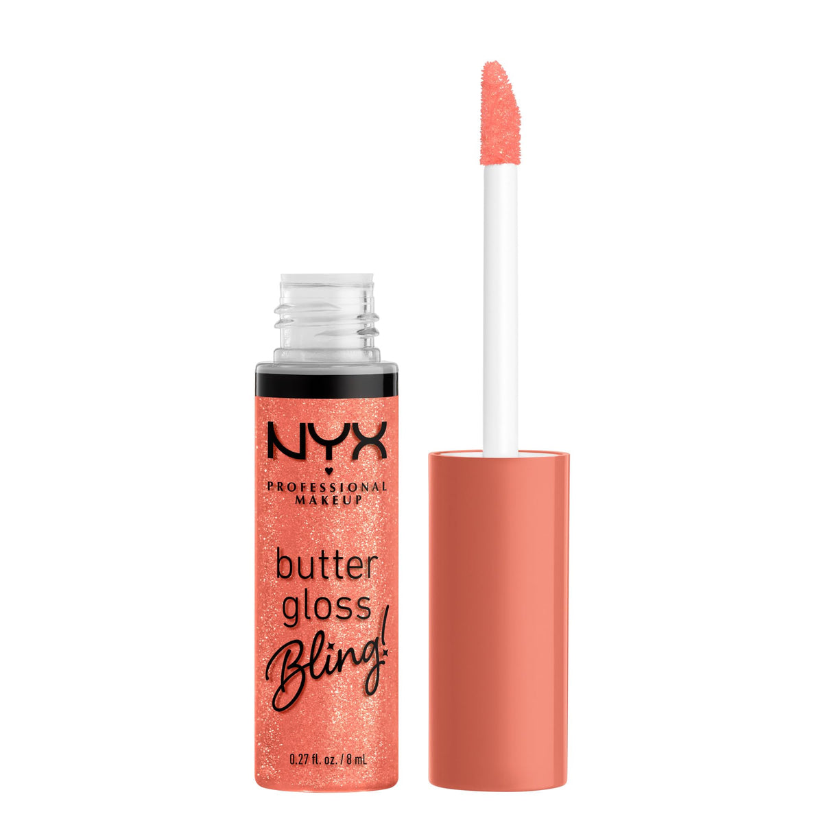 NYX PROFESSIONAL MAKEUP Butter Gloss, Non-Sticky Lip Gloss - Sugar Glass (Clear), Pack Of 3