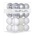 White 4.0" Large Christmas Balls - Christmas Tree Decoration Ornaments Shatterproof Hanging Balls for Birthday Halloween Holiday Wedding Decorations Set of 4pcs