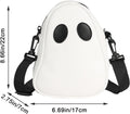 Halloween Purse Novelty Ghost Purse for Women Men Cute Crossbody Bag Satchel Bag Novelty Shoulder Bag
