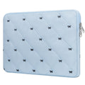 14 Inch Lightweight Bow Puffy Laptop Sleeve Case Laptop Bag for Girl