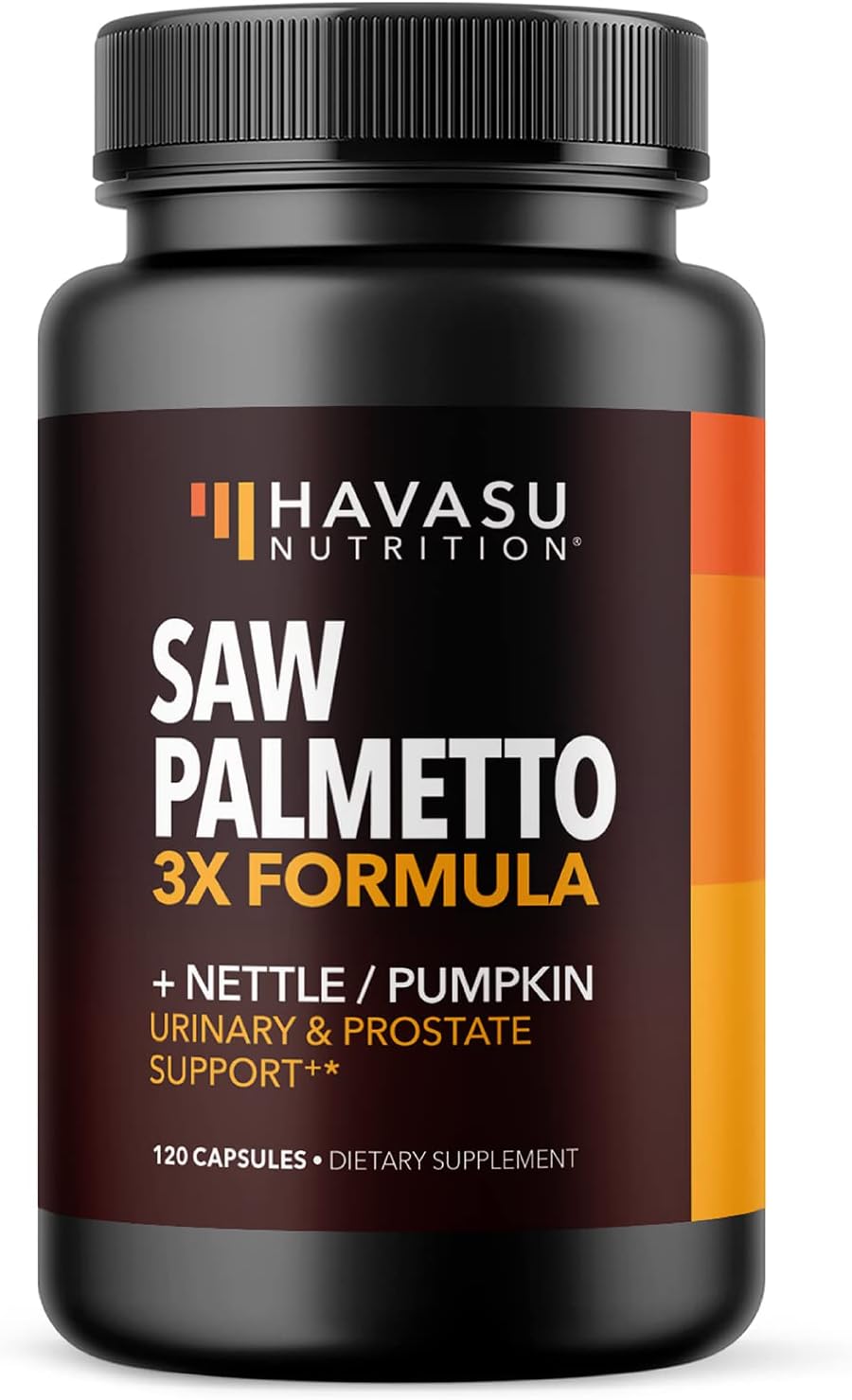 Saw Palmetto for Men - DHT Blocker & Prostate Health Supplement - Potent 3X Formula with Pumpkin Seed Oil & Stinging Nettle - Bladder & Urinary Support - Vegan, Non-GMO Capsules at 2 Month Supply