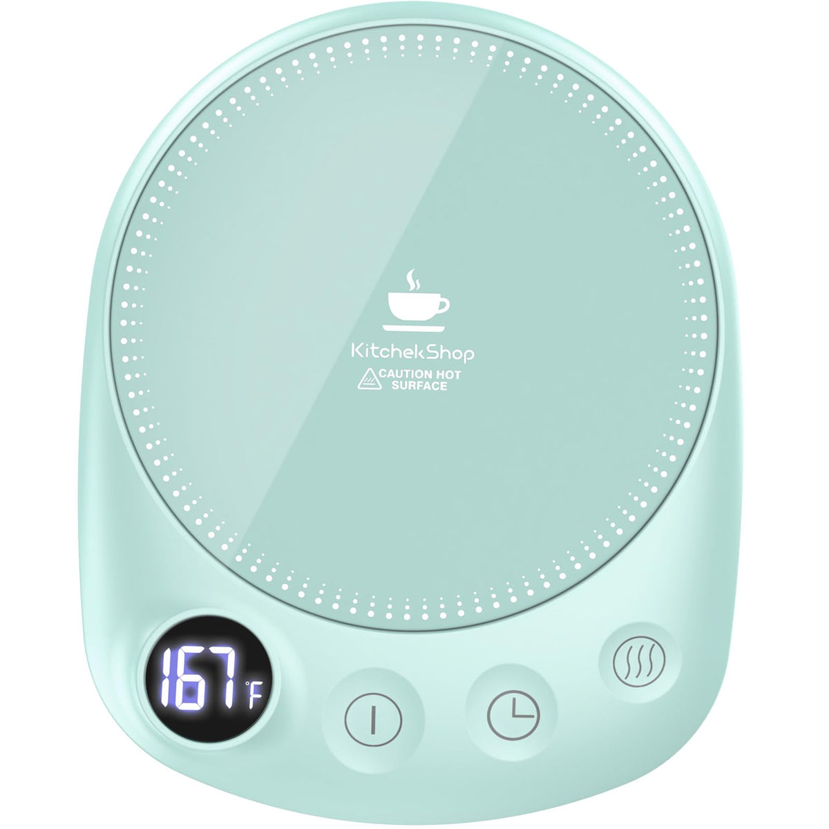 Coffee Mug Warmer-Fastest Heating & Highest Temperature, Coffee Cup Warmer for Desk Auto Shut Off, 4 Temp Settings & 1-12H Timer, Smart Electric Mug & Candle Warmer for Coffee, Tea (Black)