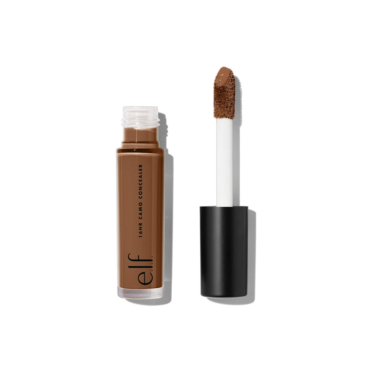 e.l.f. 16HR Camo Concealer, Full Coverage, Matte Finish Under-Eye & Blemish Corrector, Hydrating Formula, 16-Hour Crease-Resistant Wear, Deep Chestnut