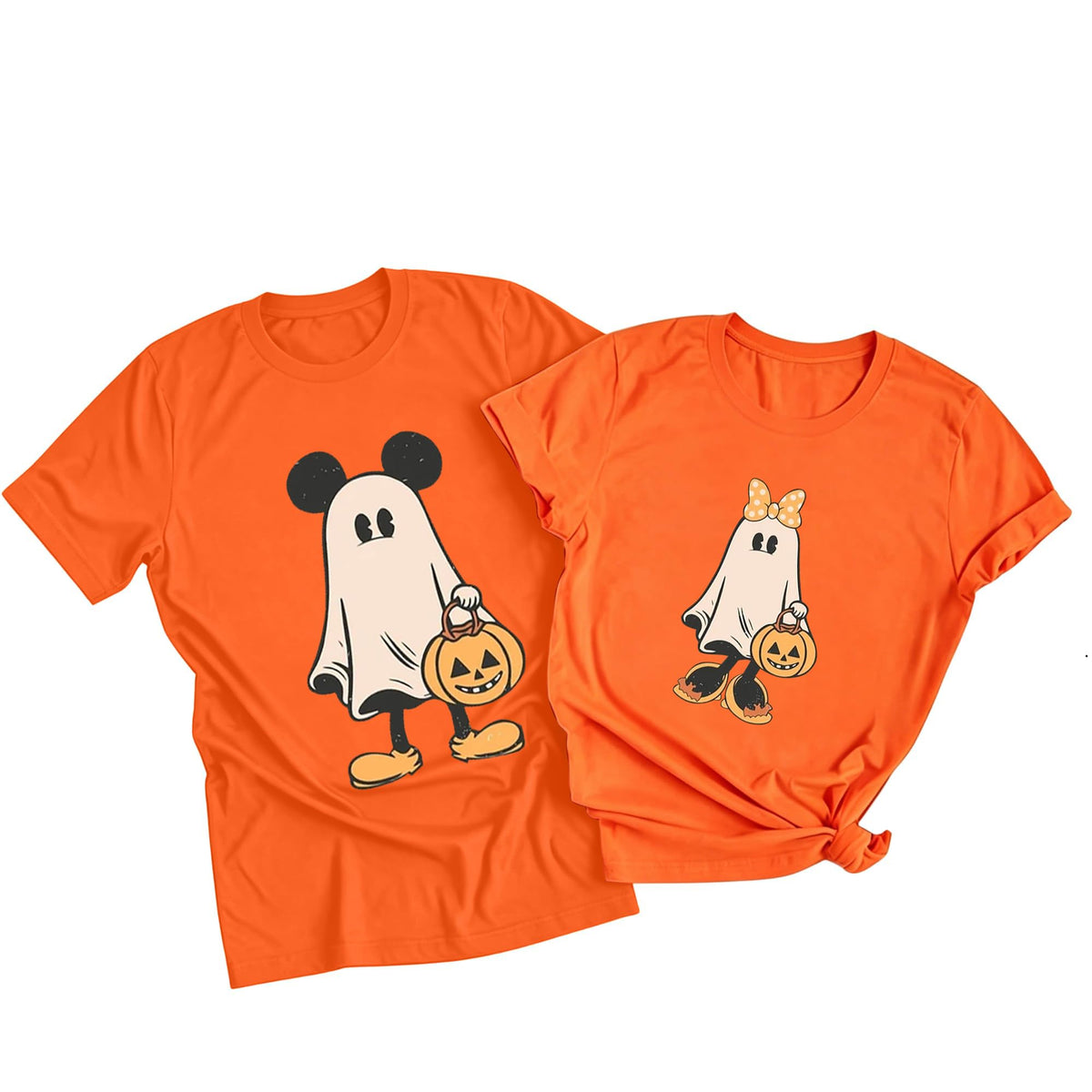 Halloween Shirts Cute Halloween Ghost Outfits Funny Pumpkin Graphic Tee Top