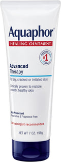 Aquaphor Advanced Therapy Healing Ointment, Skin Protectant, 7 OZ | Clinically Proven Skin Protectant Moisturizer for Cracked, Irritated or Dry Skin Relief, Dye and Fragrance Free