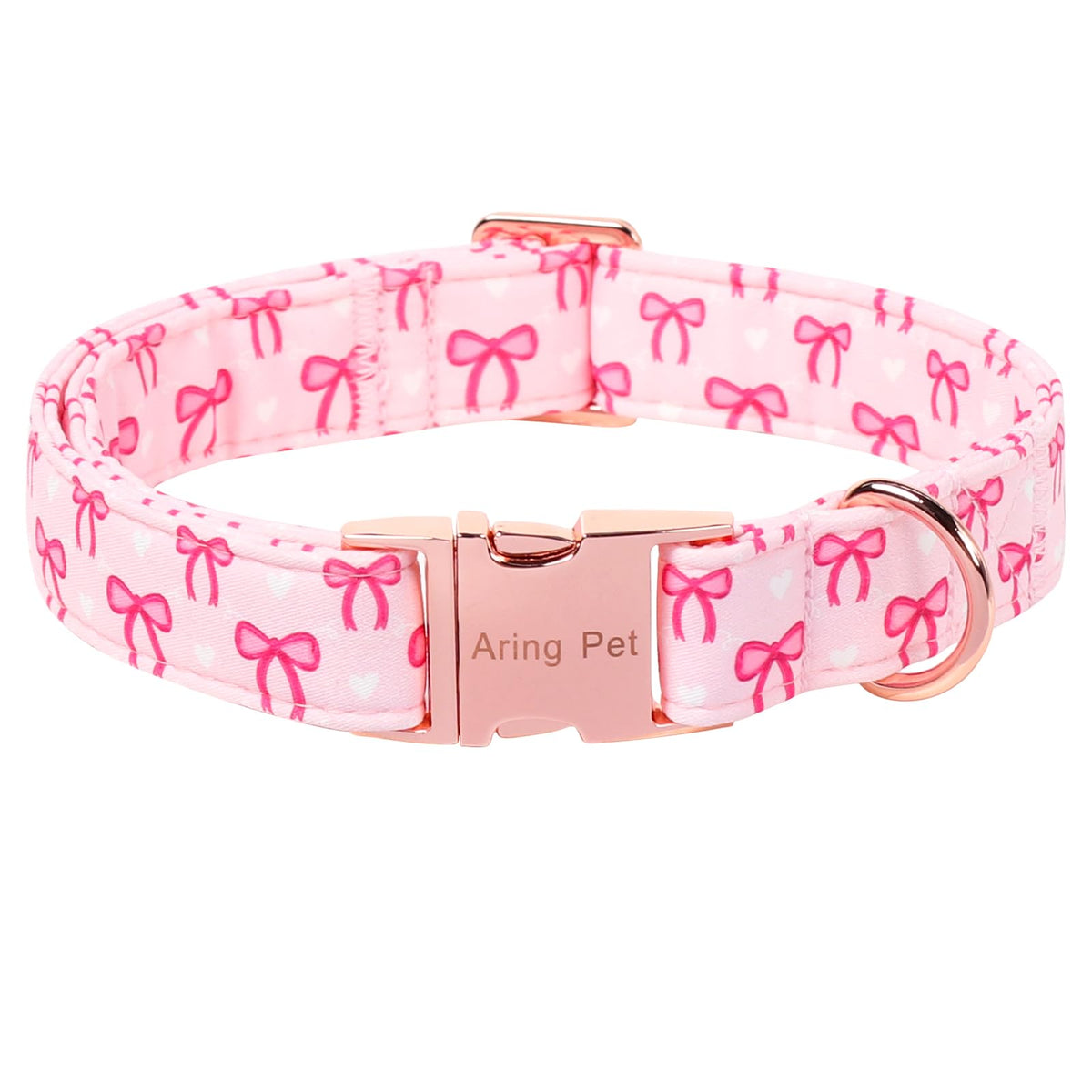 ARING PET Fall Dog Collar-Cotton Maple Leaves Dog Collar for Small Dogs, Adjustable Lightweight Dog Collars with Quick Release Buckle for Small Medium Large Dogs