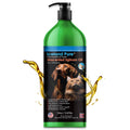 Iceland Pure Salmon Oil | Unscented Pharmaceutical Grade | 1118mg of Omega-3 per teaspoon | Liquid Food Supplement For Dogs and Cats | BPA-Free Brushed Aluminum Epoxy coated Bottle with Pump 8.75oz