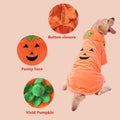 FLAdorepet Halloween Large Dog Pumpkin Costume Outfits Party Dress Up,3XL