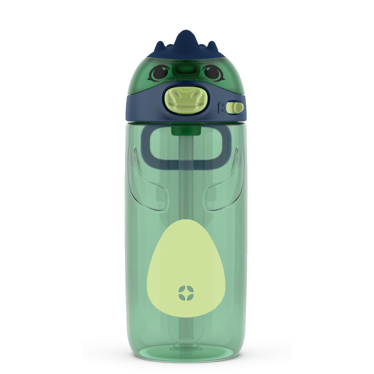 Ello Ellies 12oz Stainless Steel Leakproof Kids Water Bottle, Dog | Insulated kids water bottle with straw, leakproof locking lid, carry handle, and stainless steel fun animal design for school