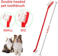 Dog Toothbrush Set of 8 – Dual Headed Dental Hygiene Brushes for Small to Large Dogs, Easy Teeth Cleaning & Dental Care,Dog Tooth Brushes for Small to Large Dogs, Cats, and Most Pets