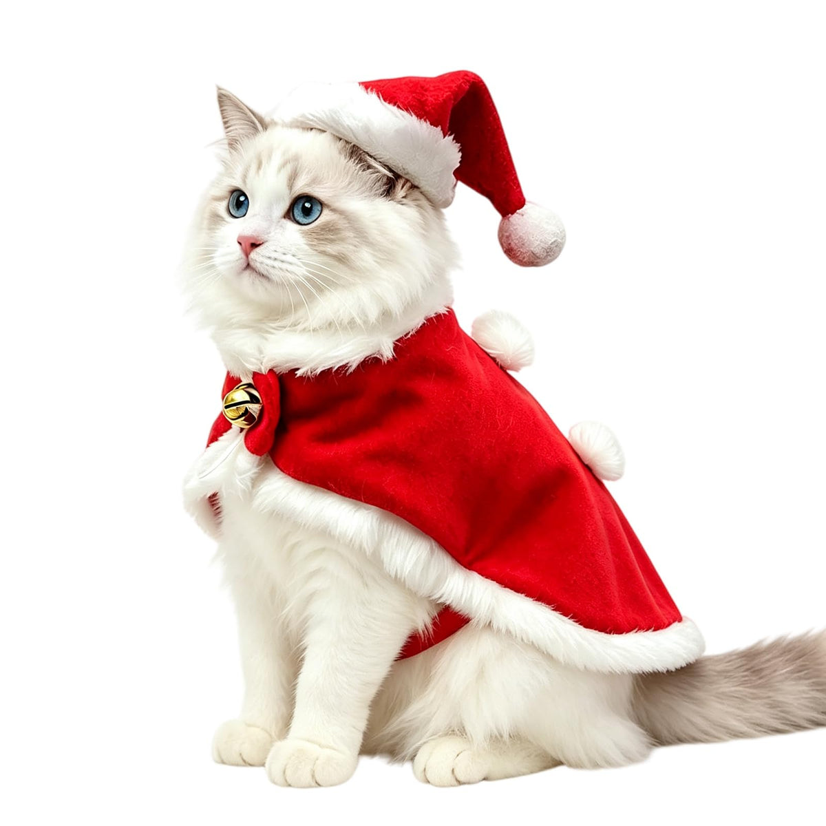Enjoying Cat Halloween Costume, Pet Vampire Costume for Small Dogs Cats Rabbits, Kitty Pumpkin Cloak Outfit Party Halloween Cosplay