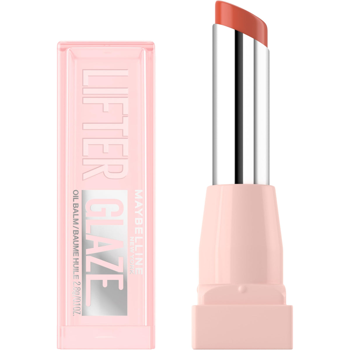 MAYBELLINE Lifter Glaze Oil Balm with Hyaluronic Acid and Hydrating Oil Blend, Lip Balm with 24HRs of Smooth, Moisturizing Shine, Acai Glaze (Sheer Black Cherry)