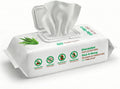 Best Pet Supplies 8" x 9" Large Unscented Dog Wipes - Cleaning and Deodorizing for Paws and Coat - Gentle Formula with Aloe Vera Vitamin E for Puppies and Cats - 100 Count