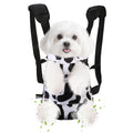 Inspack Dog Backpack Carrier/Cat Carrier, Adjustable Pet Front Carriers Travel Bag for Puppy Medium Dogs, Legs Out, Soft Ventilated Doggie Chest Carry Backpacks for Hiking/Camping, 2.5-4 lbs, Pink