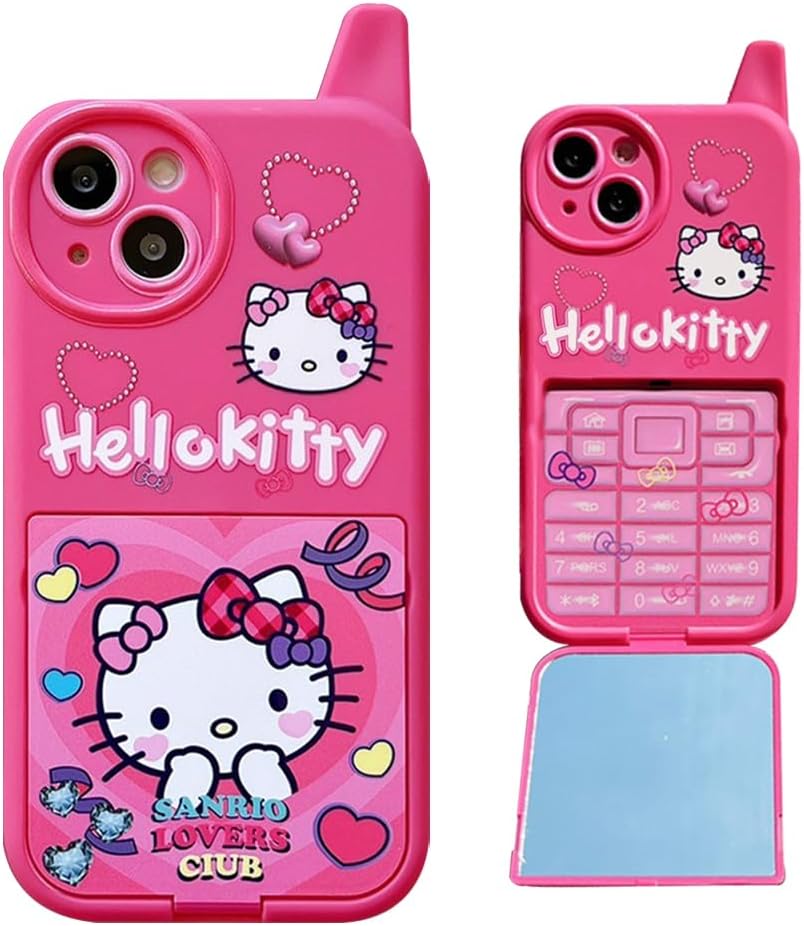 Cute Funny Kitty Phone for iPhone 13 Case