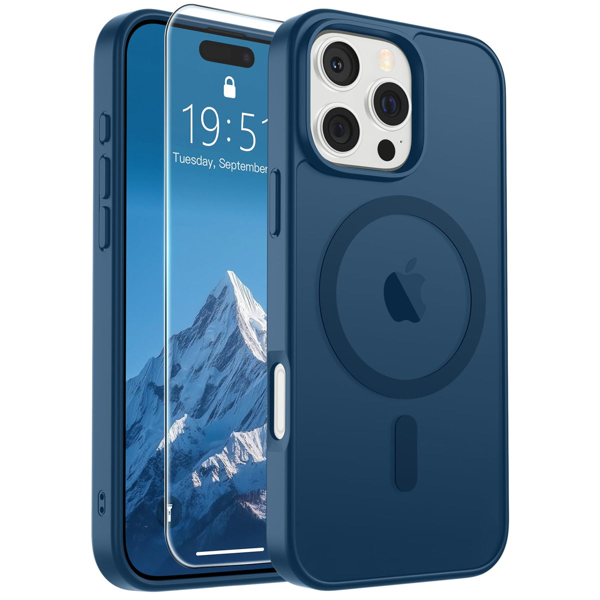 SUPFINE Magnetic for iPhone 13 Case/iPhone 14 Case Black