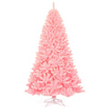 Goplus 6ft Sliver Artificial Christmas Tree with Electroplated Technolog