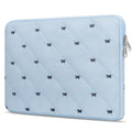 14 Inch Lightweight Bow Puffy Laptop Sleeve Case Laptop Bag for Girl
