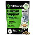Cat Hairball Remedy Treats - Dual Texture Crunchy Creamy Hairball Treatment for Cats, Furball Relief Control Supplement with Fiber, Fish Oil for Indoor Cats Skin Coat Digestion (30-Day Supply)