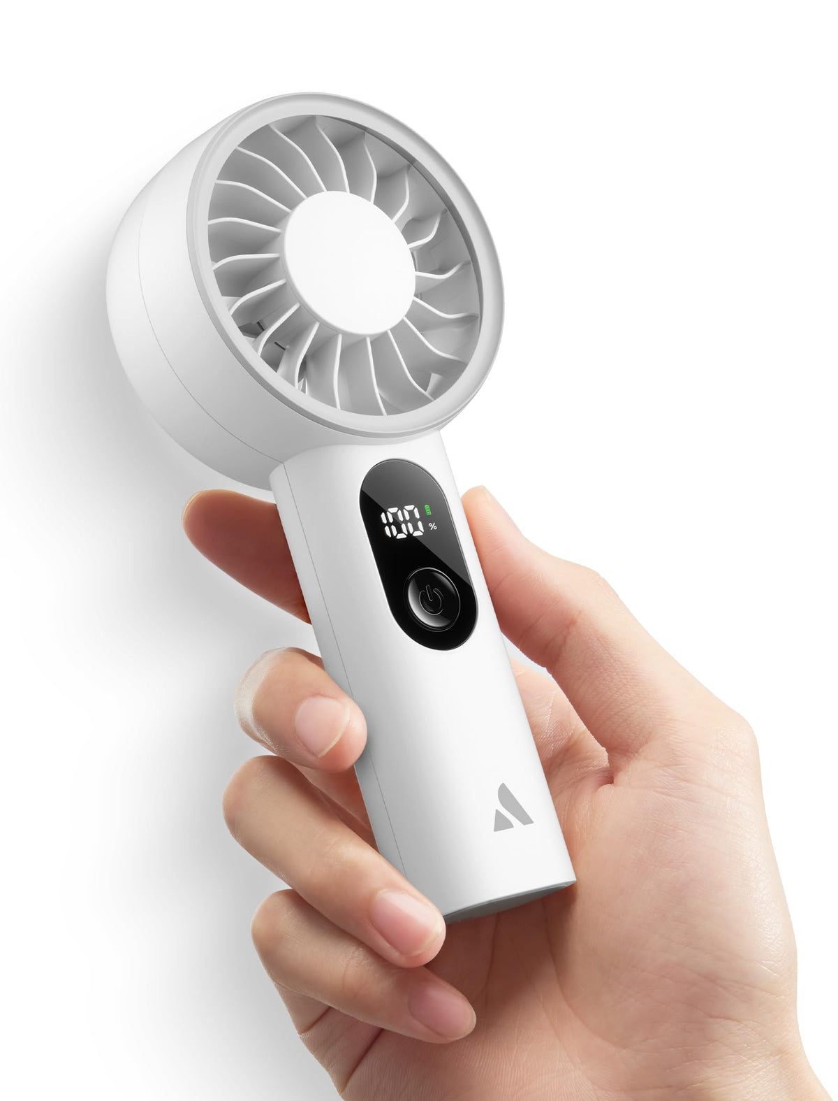 Aecooly Mighty Portable Fan, Powerful Handheld Fan, USB Rechargeable [10H Max Cooling Time], Mini Personal Battery Powered, Pocket for Travel, Summer, Gifts for Women, Girls -Beige
