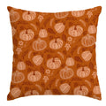 Fall Outdoor Pillow Covers 18x18,Plaid Pumpkin Maple Leaf Decoration