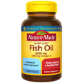 Nature Made Burp Less Ultra Omega 3 Fish Oil Supplements, 1400mg Fish Oil Omega 3 Supplements as Ethyl Esters for Healthy Heart Brain Eyes Support, One Per Day, 90 Softgels