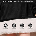 LetsFunny Blanket Hoodie,Oversized Wearable Sweatshirt,Gifts for Women