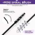 GAQQI Lash Cluster Glue, Lash Bond and Seal Waterproof, Bond & Seal Eyelash Glue for Clusters, Eyelash Adhesive Black Long-Lasting 72H, Latex-Free（5ml+5ml）