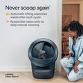 Litter-Robot 4 Supply Bundle by Whisker, Black - Automatic | Automatic, Self-Cleaning Cat Litter Box, Includes 3 OdorTrap Refills, 10 Liners, 30 Cleaner Wipes, & 2 Carbon Filters
