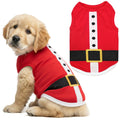 Parisian Pet Dog Tshirt - Embroidered “ Sorry Santa I Ate Your Cookies “ Dog Shirt - Lightweight Cotton Pet Christmas Outfit - Sleeveless Christmas Puppy Clothes - Shirts for Small Dogs - XXS