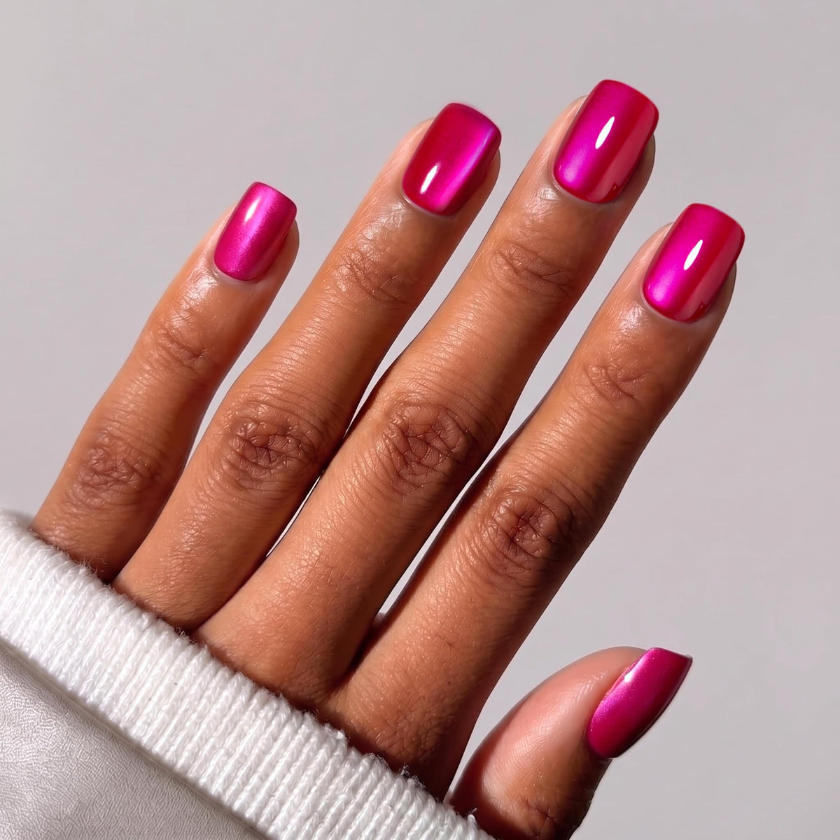 CurvLife Short Square Halloween Glow-in-the-Dark Press On Nails