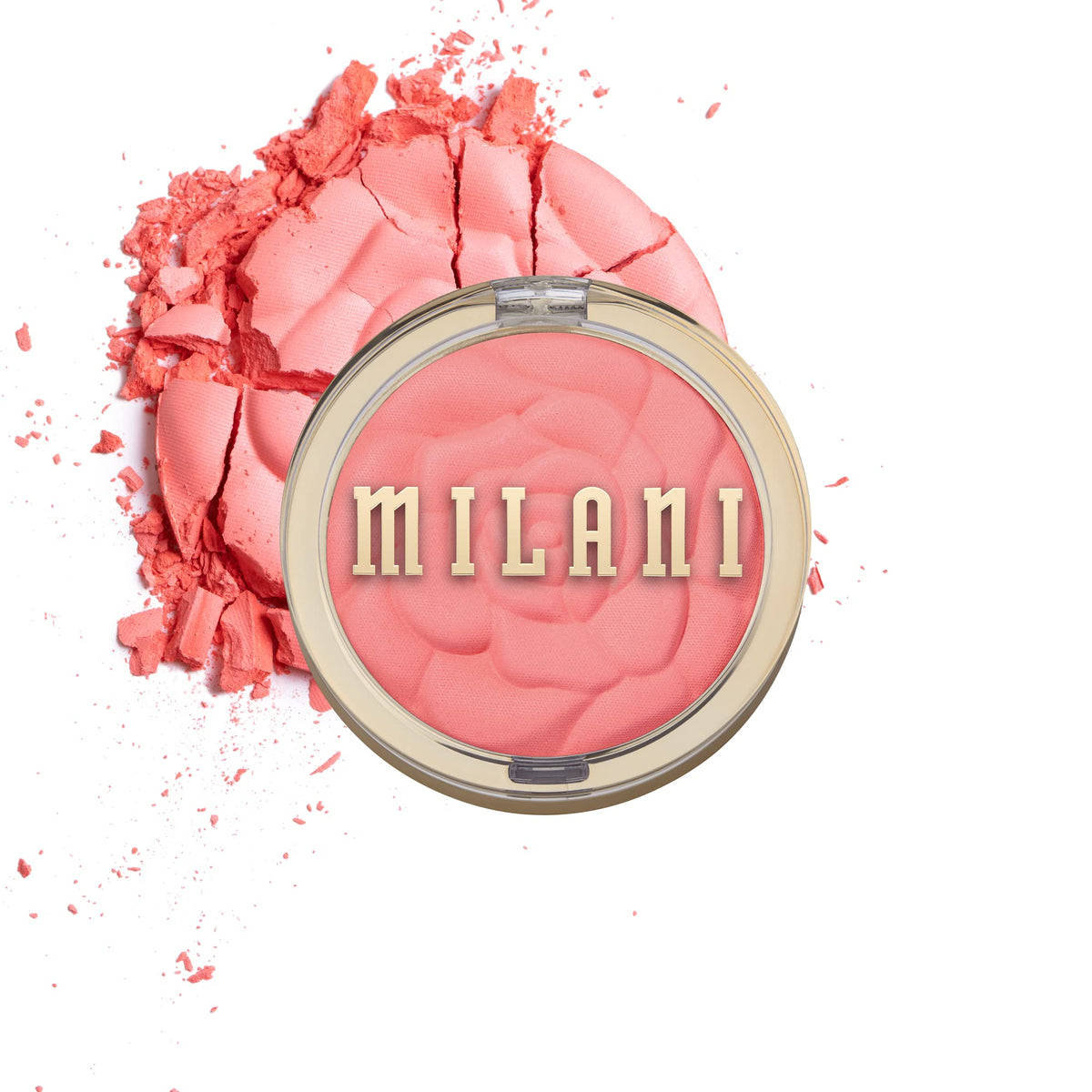 Milani Rose Blush, Powder Blush for Cheeks - Natural Matte - Romantic Rose | Soft, Seamless-Blend Powder Blush With Buildable Color And A Natural Matte Finish. Shape, Contour & Highlight. Made In Italy